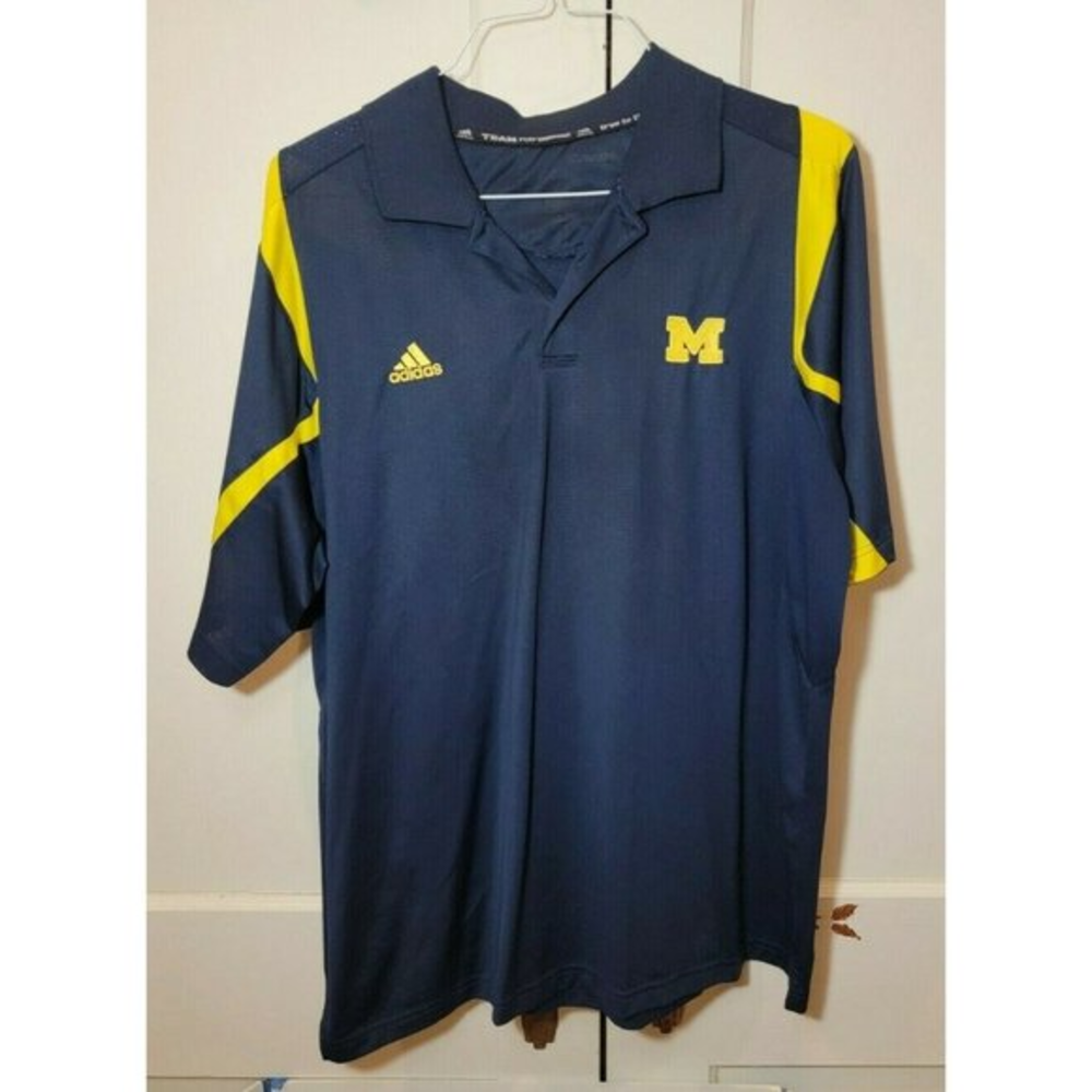Men XL NCAA Official Adidas Performance Short Slee